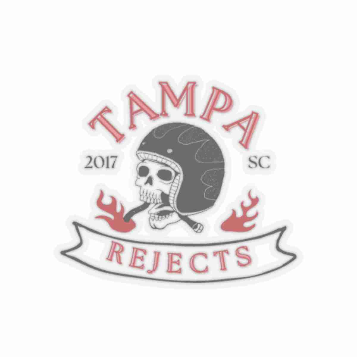 Tampa Rejects Skull Sticker - Image 2