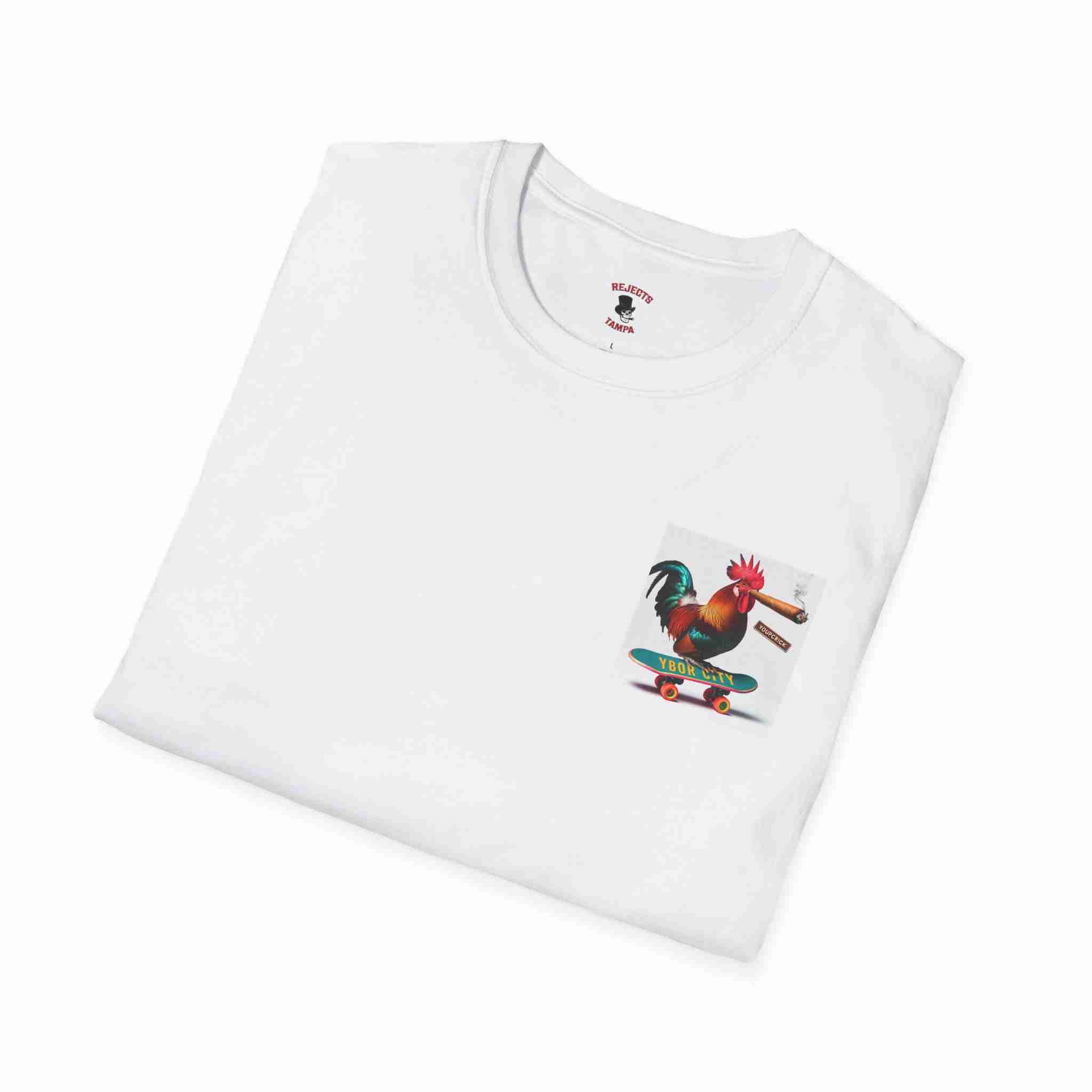 Cool Cock Skateboarder T-Shirt - Image 3