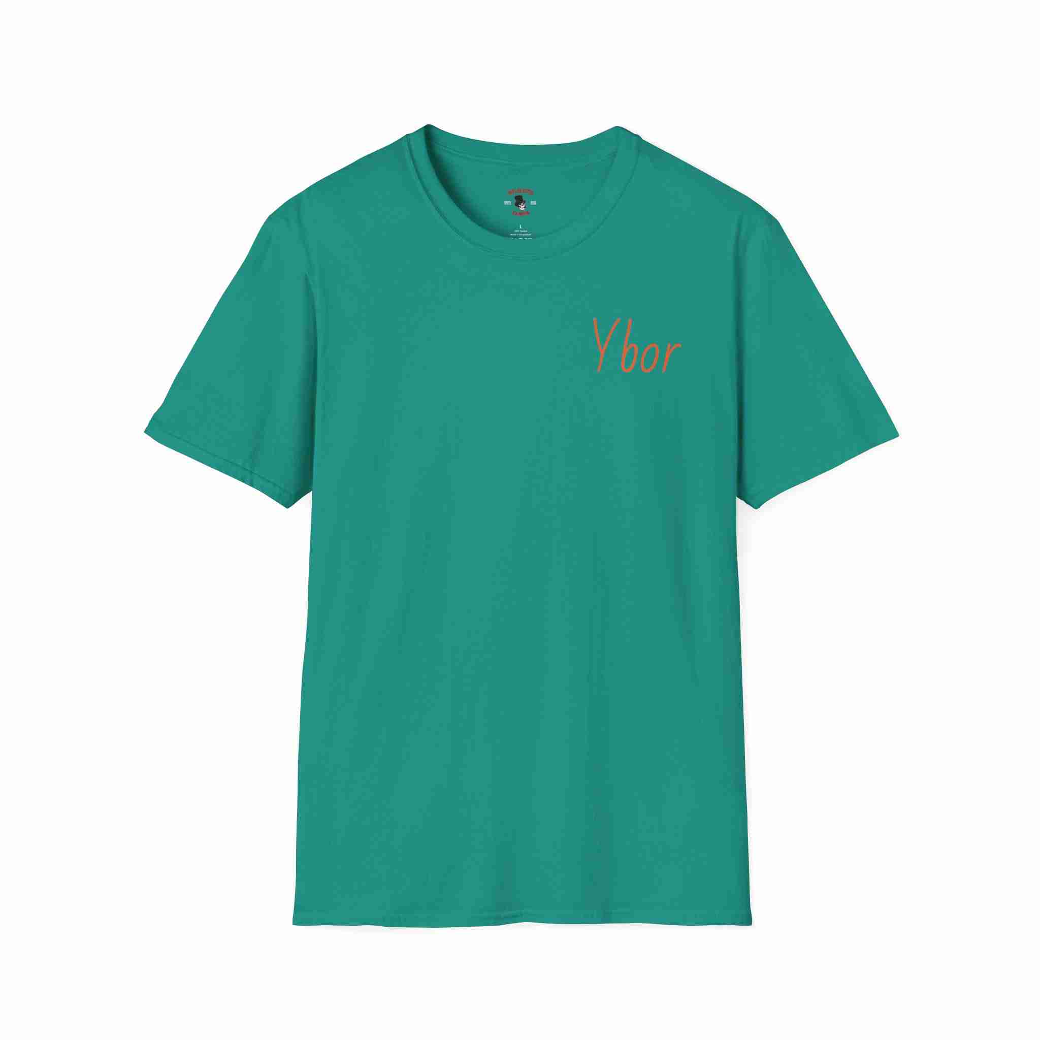 Ybor Rooster On A Pool Table T-shirt - Image 2