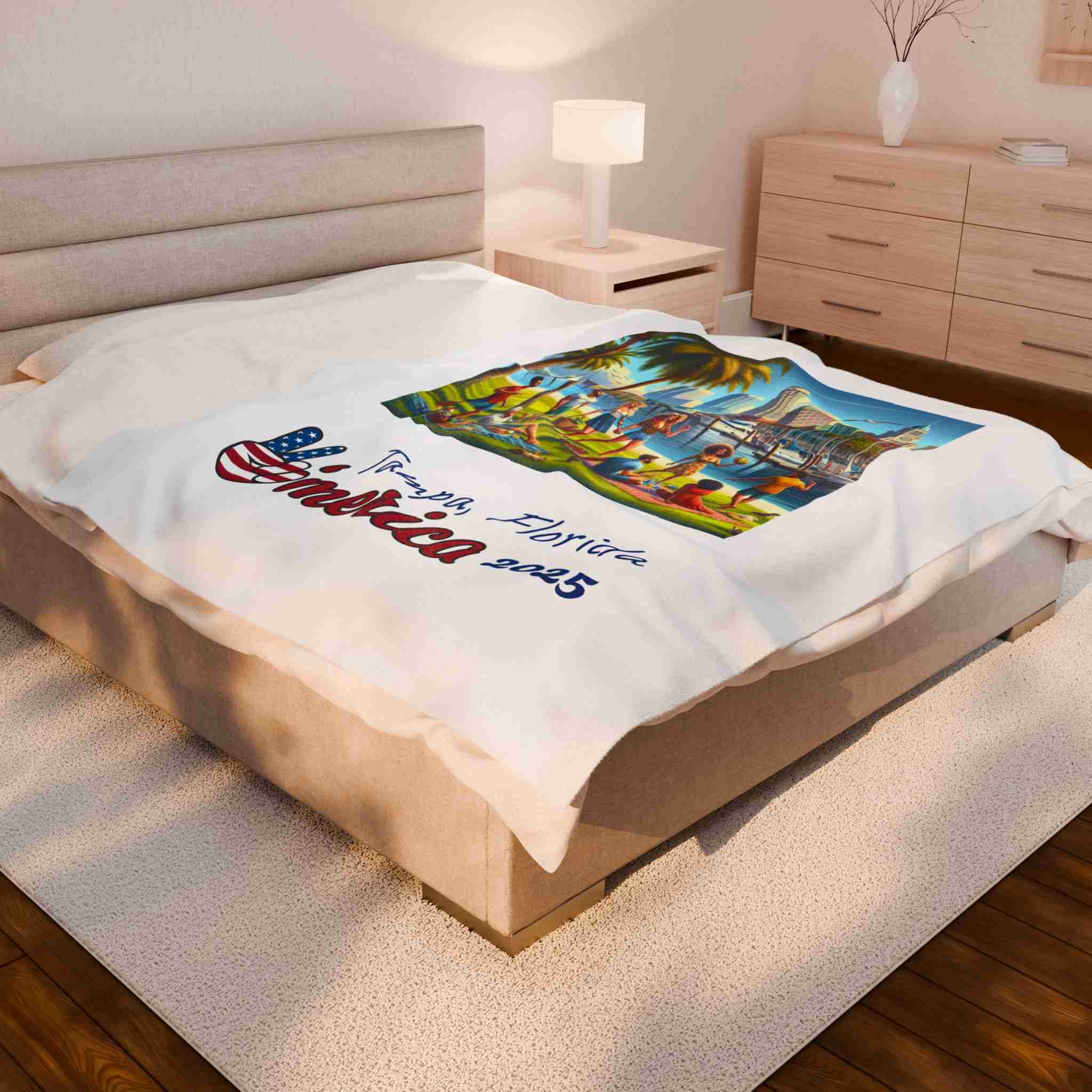 Tampa, Florida 4th of July Blanket - Image 8