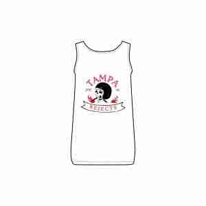 Tampa Rejects Graphic Tank Top, Women's Ribbed Tee, Cute Summer Shirt, Festival Wear, Gift for Tampa Fans