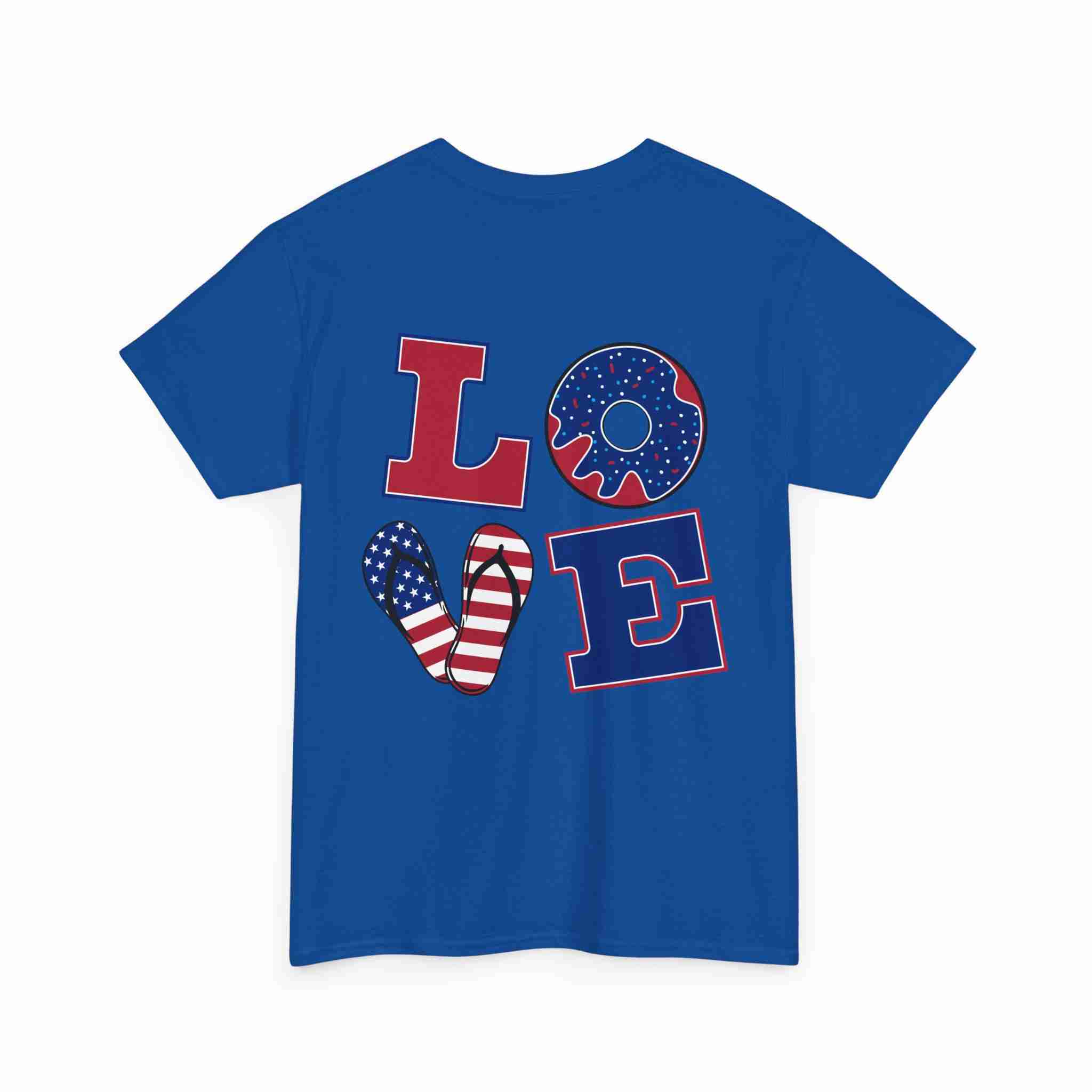 Patriotic Love T-Shirt - Love Park Philadelphia