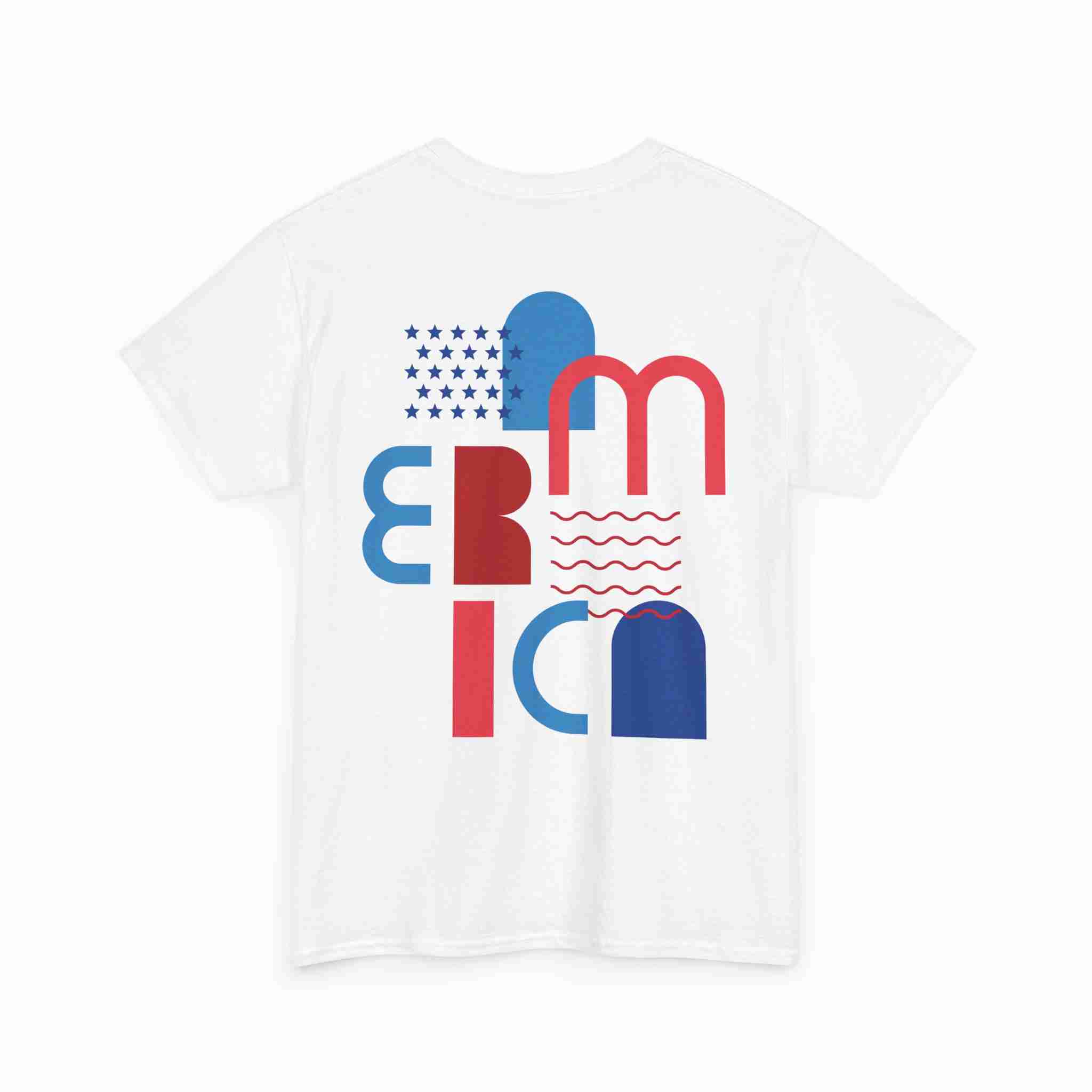 Vintage American Graphic Tee | Unisex Heavy Cotton T-Shirt - Image 4