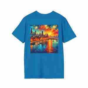 Tampa City Skyline Art T-Shirt