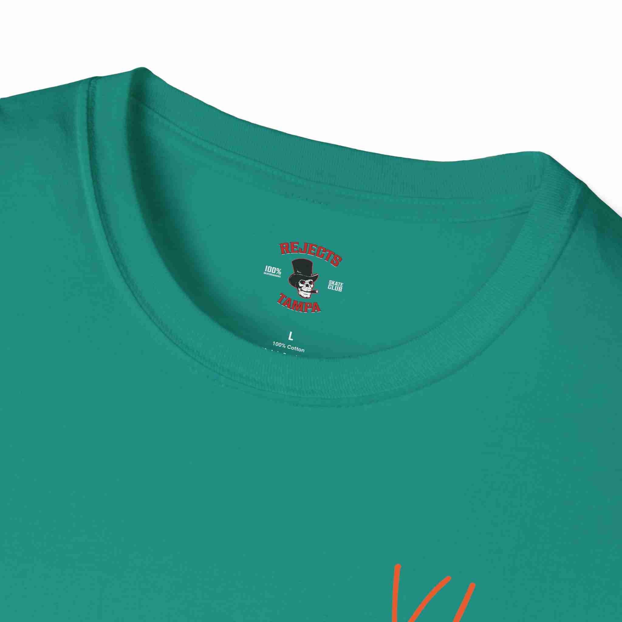 Ybor Rooster On A Pool Table T-shirt - Image 3