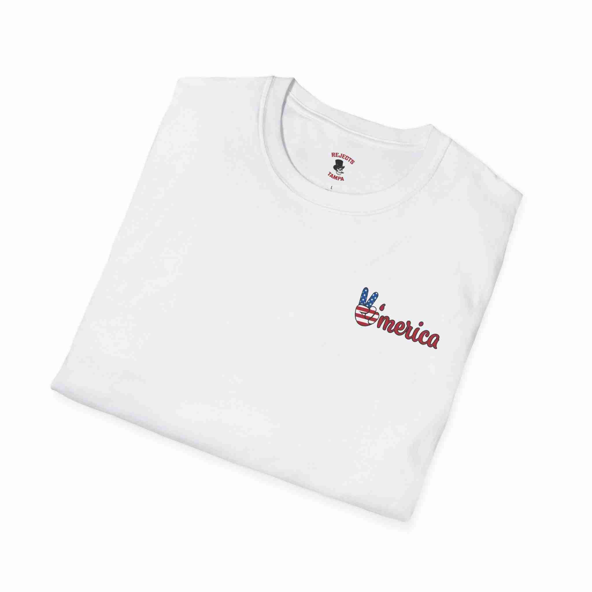 Unisex Soft Style T-Shirt - America Celebration Graphic Tee - Image 3