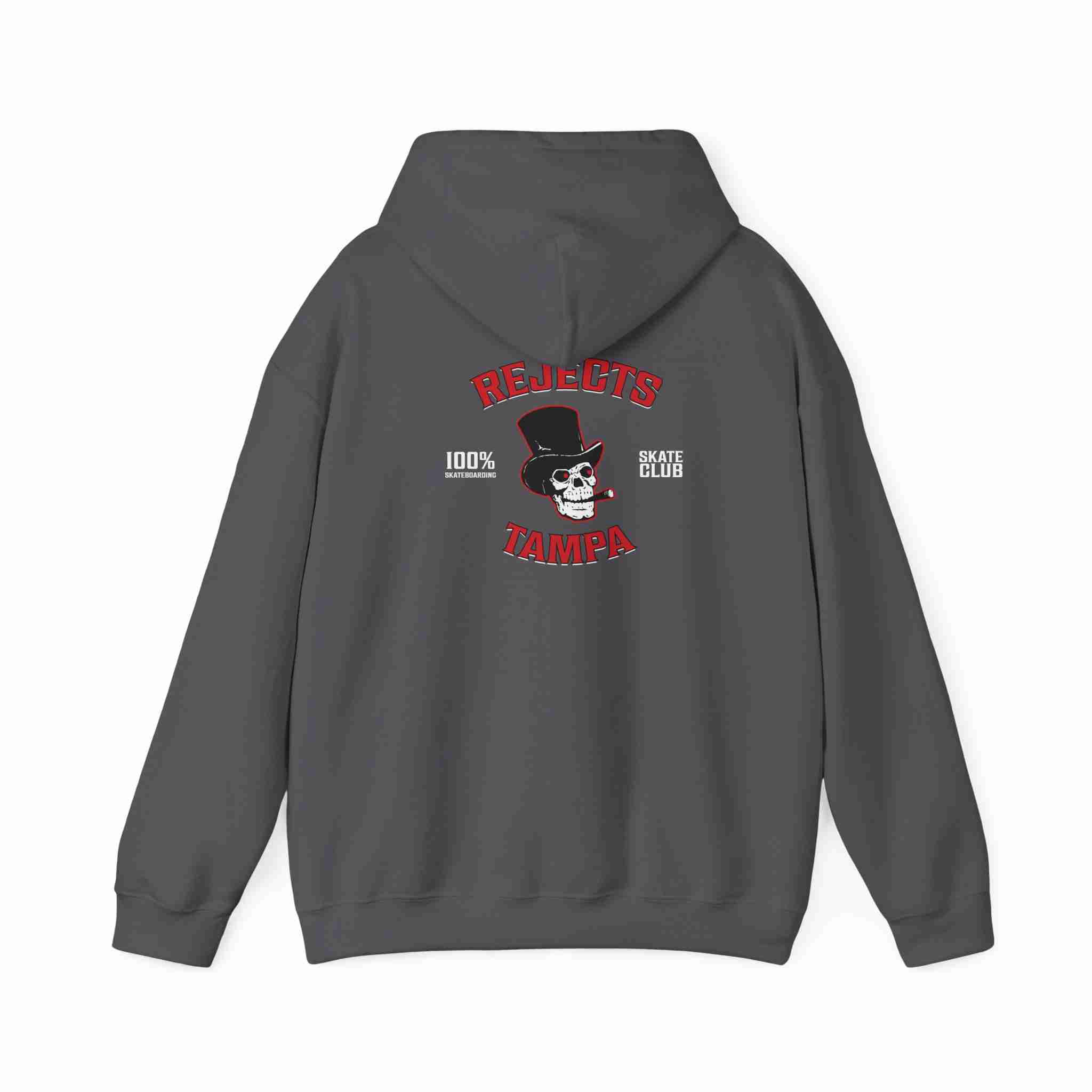 Unisex Heavy Blend Hoodie - Rejects Tampa Graphic Sweatshirt - Image 8