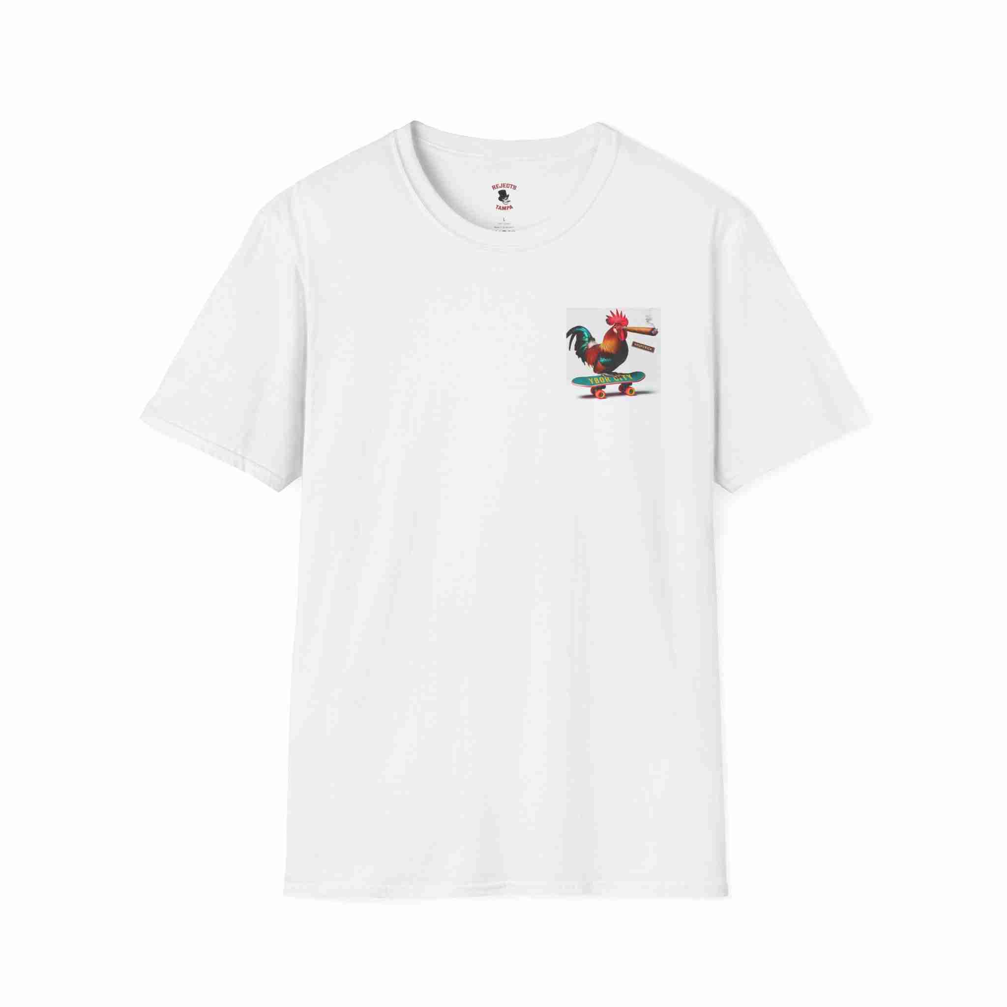 Cool Cock Skateboarder T-Shirt - Image 2