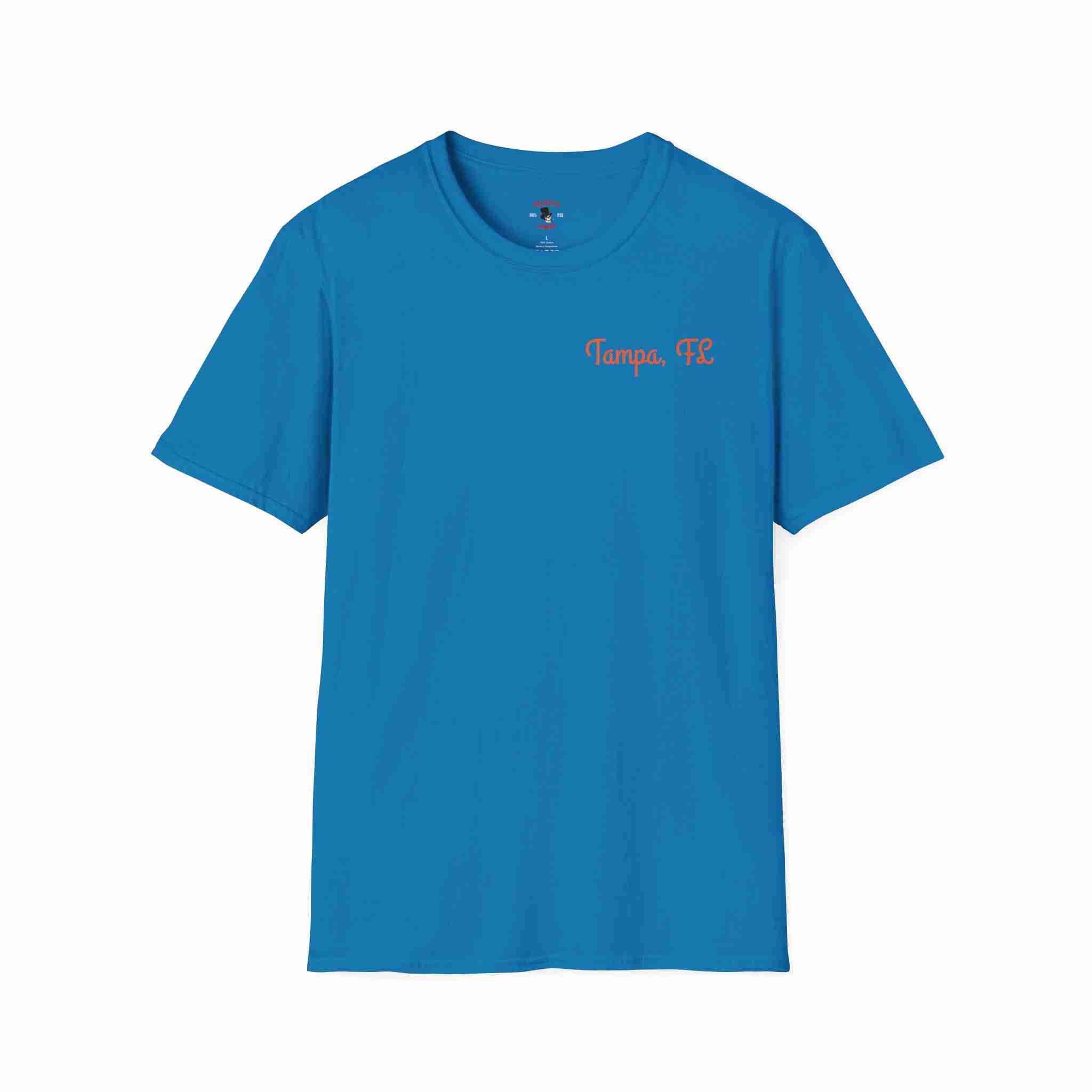 Tampa City Skyline Art T-Shirt - Image 2
