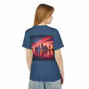 Blue Tampa Cityscape T-shirt