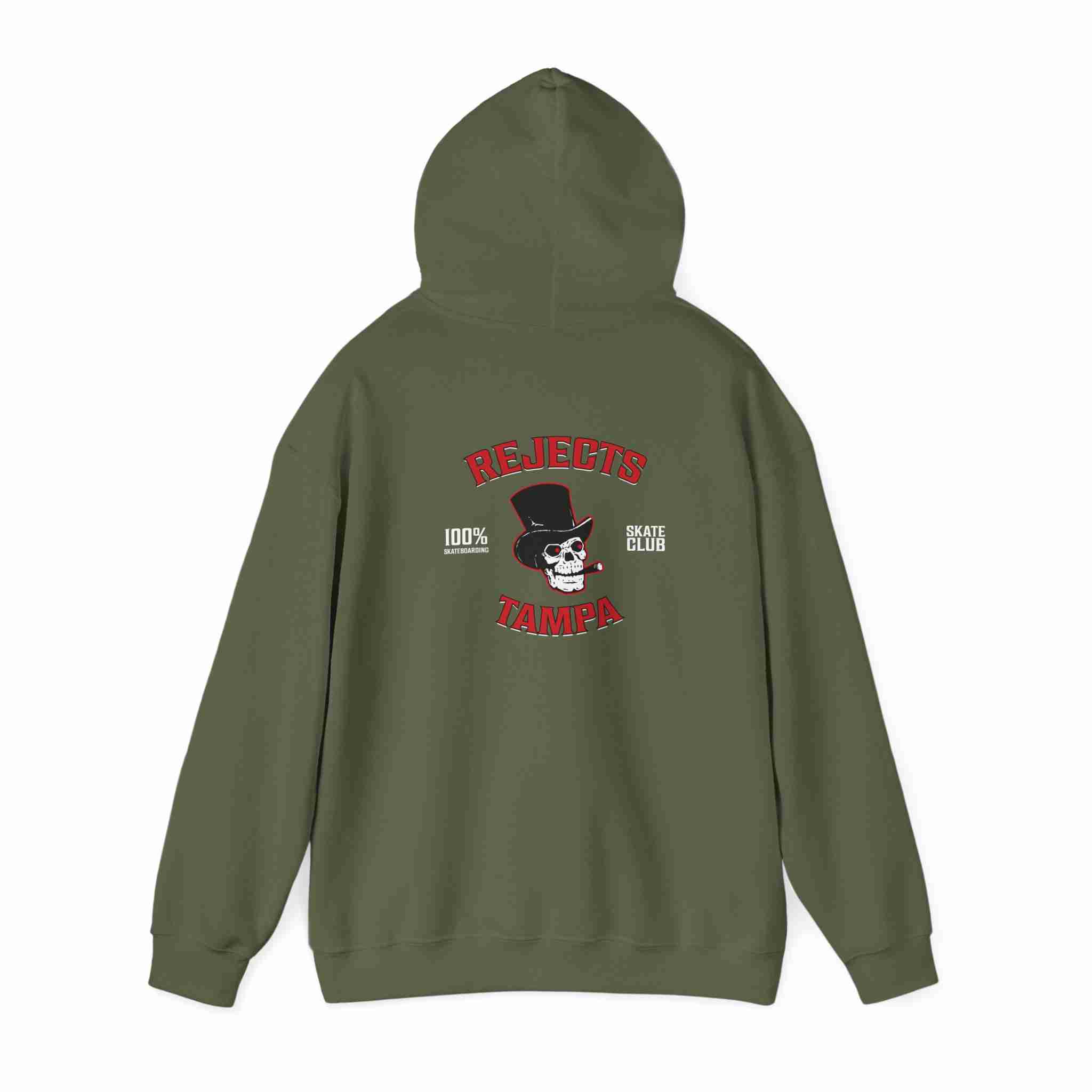 Unisex Heavy Blend Hoodie - Rejects Tampa Graphic Sweatshirt - Image 4