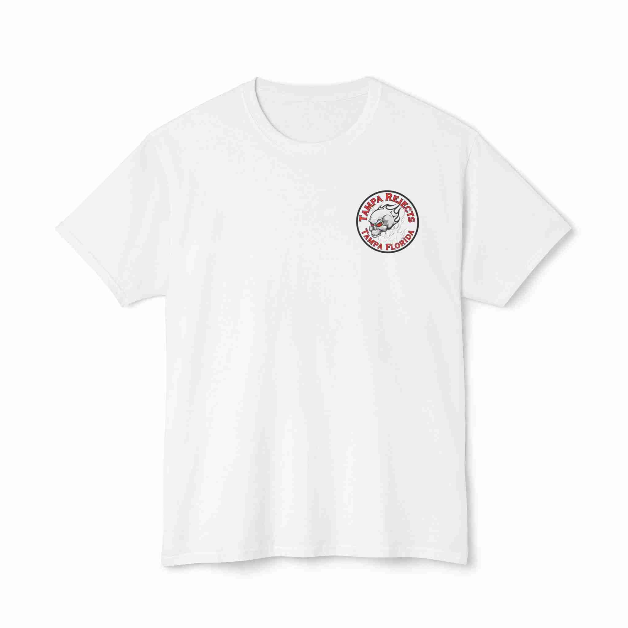 Tampa Rejects Unisex Cotton T-Shirt with Bold Skull Design, Casual Wear, Streetwear, Gift Idea for Tampa Fans, Summer Fashion - Image 4