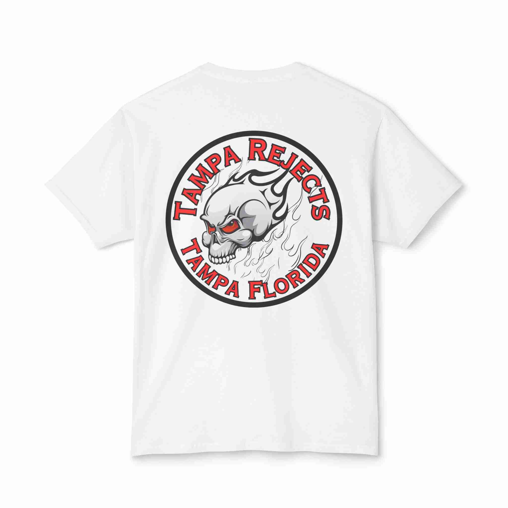 Tampa Rejects Unisex Cotton T-Shirt with Bold Skull Design, Casual Wear, Streetwear, Gift Idea for Tampa Fans, Summer Fashion - Image 5
