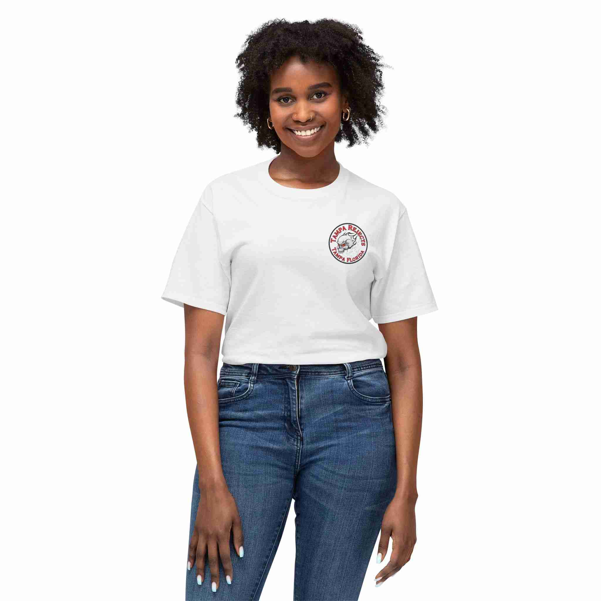 Tampa Rejects Unisex Cotton T-Shirt with Bold Skull Design, Casual Wear, Streetwear, Gift Idea for Tampa Fans, Summer Fashion - Image 6