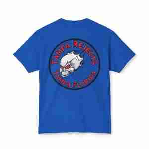 Tampa Rejects Unisex Cotton T-Shirt with Bold Skull Design, Casual Wear, Streetwear, Gift Idea for Tampa Fans, Summer Fashion
