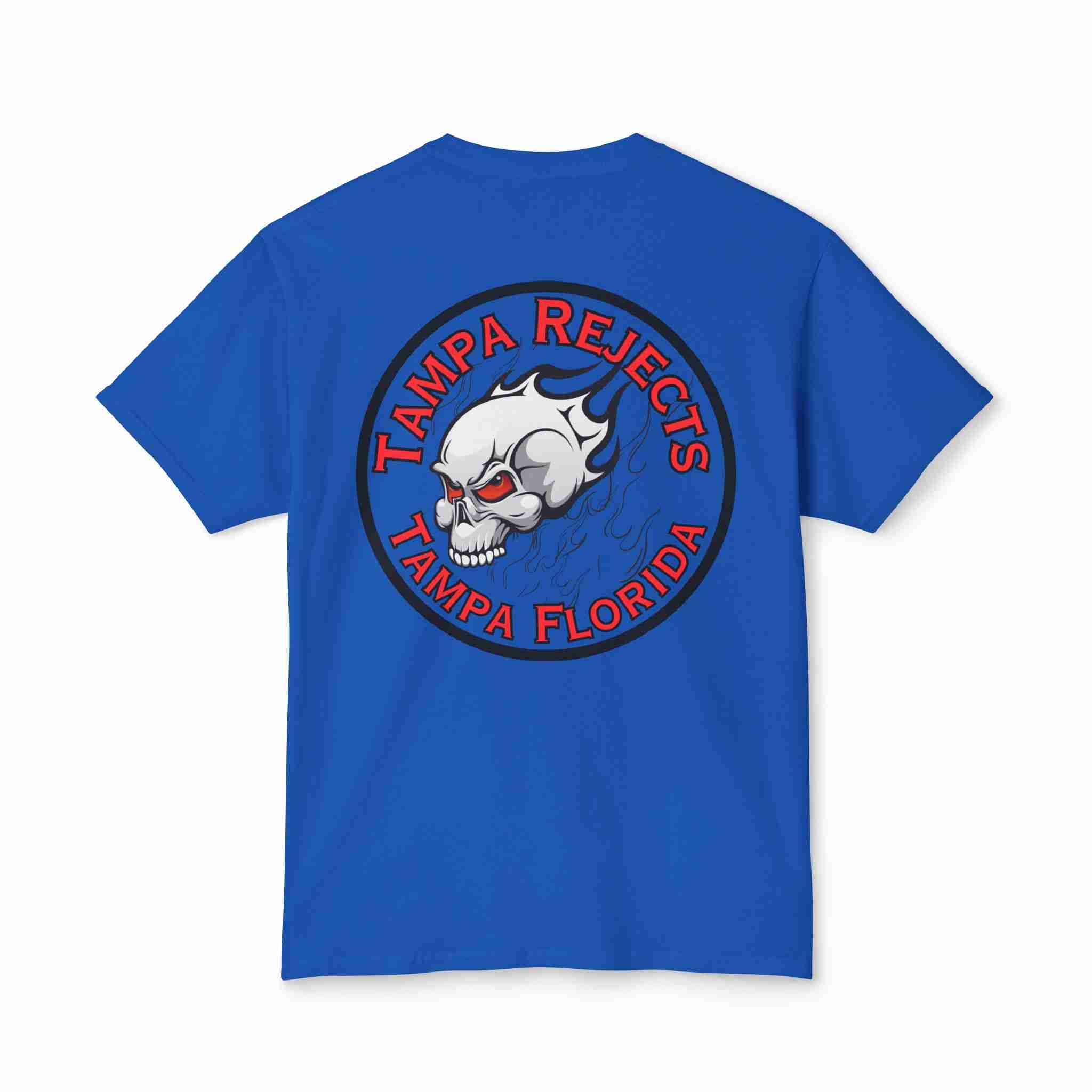 Tampa Rejects Unisex Cotton T-Shirt with Bold Skull Design, Casual Wear, Streetwear, Gift Idea for Tampa Fans, Summer Fashion