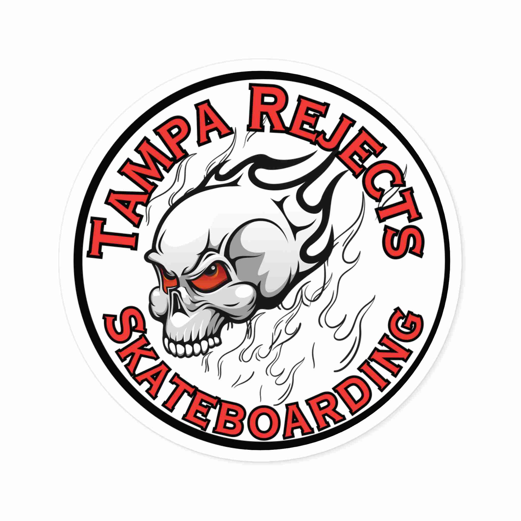 Tampa Rejects Skateboarding Sticker - Image 5