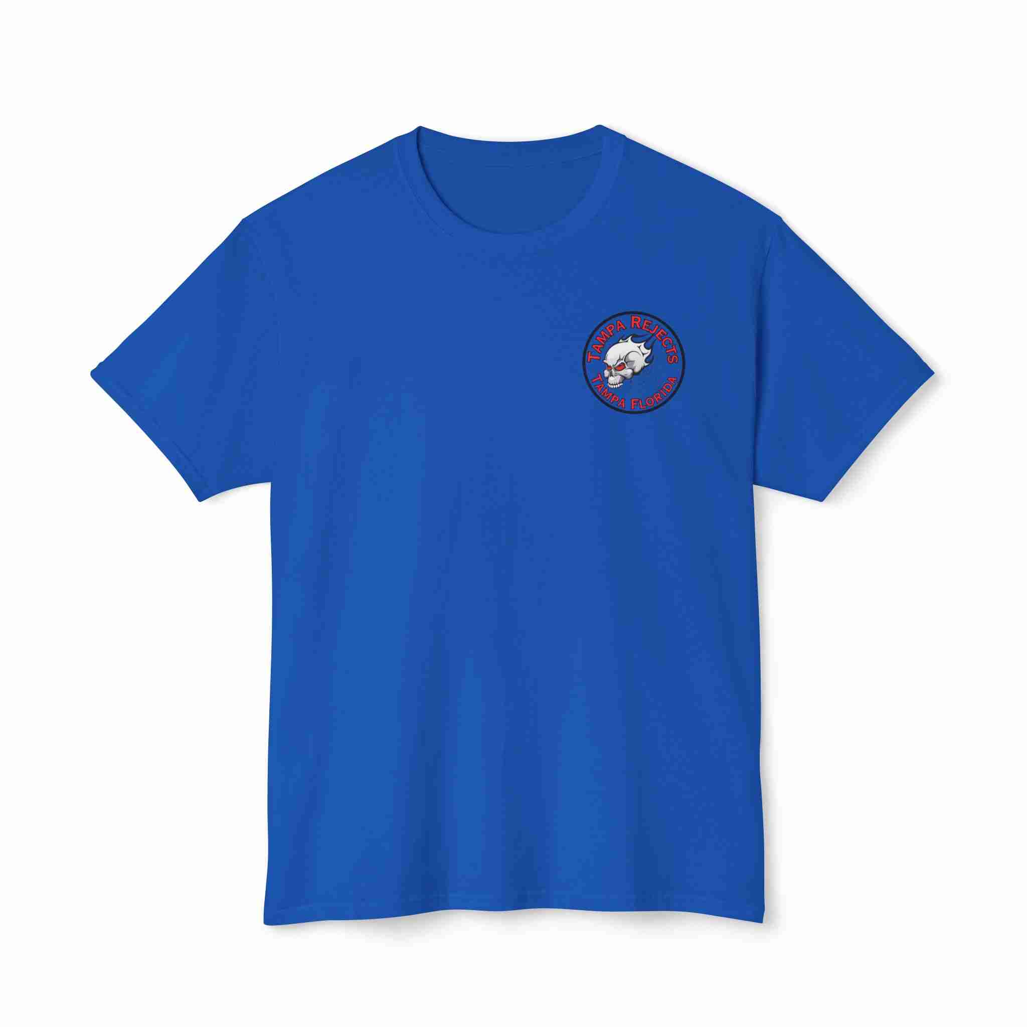 Tampa Rejects Unisex Cotton T-Shirt with Bold Skull Design, Casual Wear, Streetwear, Gift Idea for Tampa Fans, Summer Fashion - Image 2